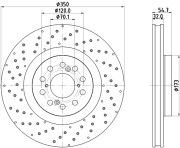56201HC Brzdový kotouč PAGID
