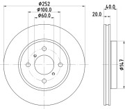 56206 Brzdový kotouč PAGID