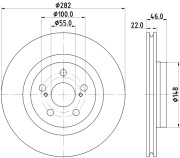 56335 Brzdový kotouč PAGID