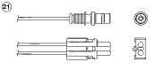 1826 Lambda sonda NGK