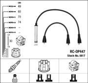 0817 NGK sada zapaľovacích káblov 0817 NGK