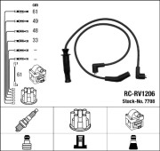 7708 NGK sada zapaľovacích káblov 7708 NGK