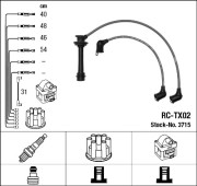 3715 NGK sada zapaľovacích káblov 3715 NGK