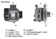 LRA01326 LUCAS ELECTRICAL alternátor LRA01326 LUCAS ELECTRICAL