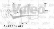 433351 generátor VALEO RE-GEN REMANUFACTURED VALEO