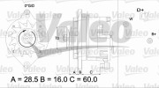 433483 generátor VALEO RE-GEN REMANUFACTURED VALEO