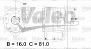 436166 generátor VALEO RE-GEN REMANUFACTURED VALEO
