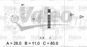 436169 generátor VALEO RE-GEN REMANUFACTURED VALEO