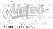 436236 generátor VALEO RE-GEN REMANUFACTURED VALEO