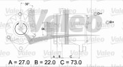 436242 generátor VALEO RE-GEN REMANUFACTURED VALEO