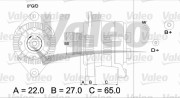 436275 generátor VALEO RE-GEN REMANUFACTURED VALEO