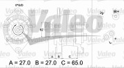 436280 generátor VALEO RE-GEN REMANUFACTURED VALEO