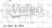 436295 generátor VALEO RE-GEN REMANUFACTURED VALEO