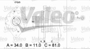 436301 generátor VALEO RE-GEN REMANUFACTURED VALEO