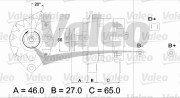 436308 generátor VALEO RE-GEN REMANUFACTURED VALEO