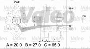 436309 generátor VALEO RE-GEN REMANUFACTURED VALEO