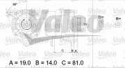 436386 generátor VALEO RE-GEN REMANUFACTURED VALEO