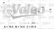 436388 generátor VALEO RE-GEN REMANUFACTURED VALEO