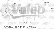 436442 generátor VALEO RE-GEN REMANUFACTURED VALEO