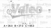 436461 generátor VALEO RE-GEN REMANUFACTURED VALEO