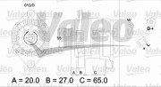 436463 generátor VALEO RE-GEN REMANUFACTURED VALEO
