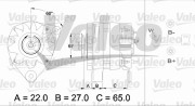436464 generátor VALEO RE-GEN REMANUFACTURED VALEO