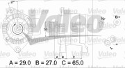 436471 generátor VALEO RE-GEN REMANUFACTURED VALEO