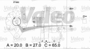 436473 generátor VALEO RE-GEN REMANUFACTURED VALEO