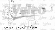 436474 generátor VALEO RE-GEN REMANUFACTURED VALEO