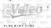 436475 generátor VALEO RE-GEN REMANUFACTURED VALEO