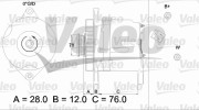 436512 generátor VALEO RE-GEN REMANUFACTURED VALEO