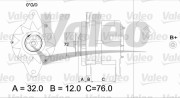 436535 generátor VALEO RE-GEN REMANUFACTURED VALEO