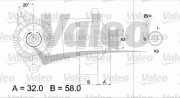 436541 generátor VALEO RE-GEN REMANUFACTURED VALEO