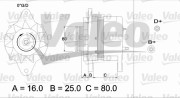 436547 generátor VALEO RE-GEN REMANUFACTURED VALEO