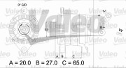 436617 generátor VALEO RE-GEN REMANUFACTURED VALEO