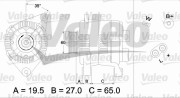 436637 generátor VALEO RE-GEN REMANUFACTURED VALEO