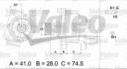 436655 generátor VALEO RE-GEN REMANUFACTURED VALEO