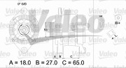 436656 generátor VALEO RE-GEN REMANUFACTURED VALEO