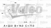 436685 generátor VALEO RE-GEN REMANUFACTURED VALEO