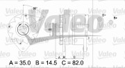 436689 generátor VALEO RE-GEN REMANUFACTURED VALEO