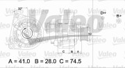 436700 generátor VALEO RE-GEN REMANUFACTURED VALEO