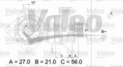 436702 generátor VALEO RE-GEN REMANUFACTURED VALEO