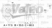 436719 generátor VALEO RE-GEN REMANUFACTURED VALEO