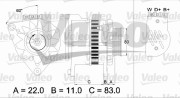 437049 generátor VALEO RE-GEN REMANUFACTURED VALEO