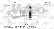 437051 generátor VALEO RE-GEN REMANUFACTURED VALEO