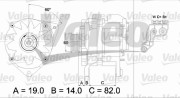 437081 VALEO alternátor 437081 VALEO