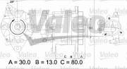 437135 generátor VALEO RE-GEN REMANUFACTURED VALEO