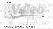 437140 generátor VALEO RE-GEN REMANUFACTURED VALEO