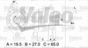 437142 VALEO alternátor 437142 VALEO