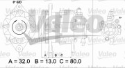 437144 generátor VALEO RE-GEN REMANUFACTURED VALEO